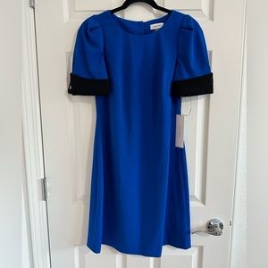 Calvin Klein Blue Dress, Short sleeve, Size 4